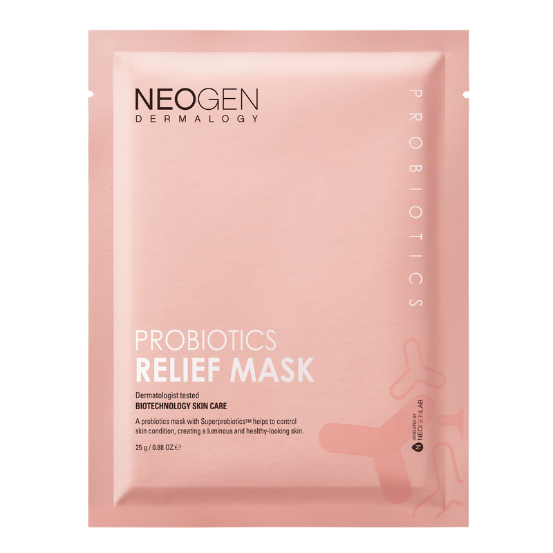 NeoGen DERMALOGY PROBIOTICS RELIEF MASK (25ML X 1 SHEETS) Single