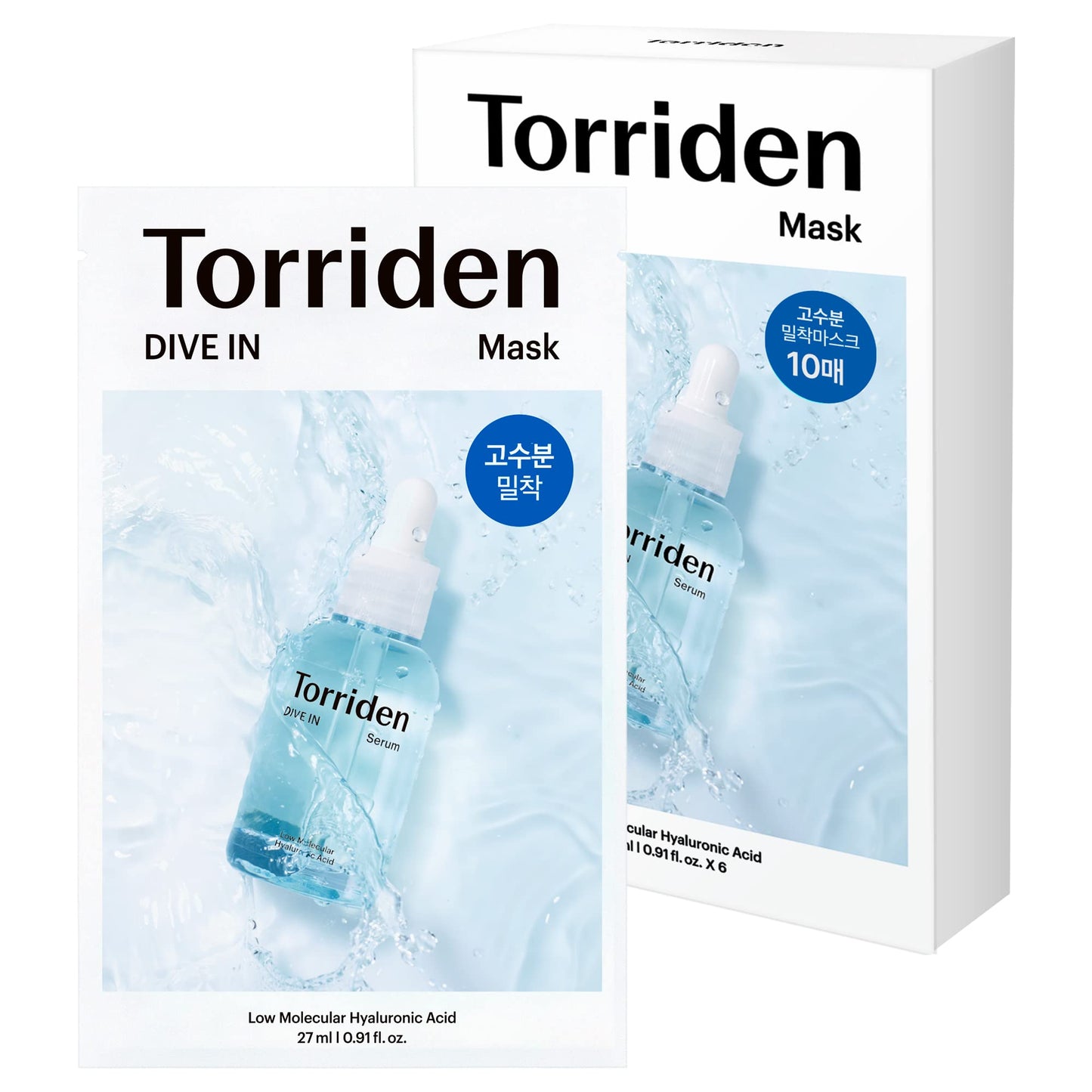 Torriden DIVE IN Low Molecular Hyaluronic Acid Mask Sheet 1ea Single