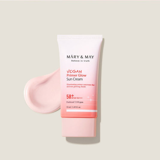 MARY&MAY Vegan Primer Glow Sun Cream SPF50+ PA++++ 50ml