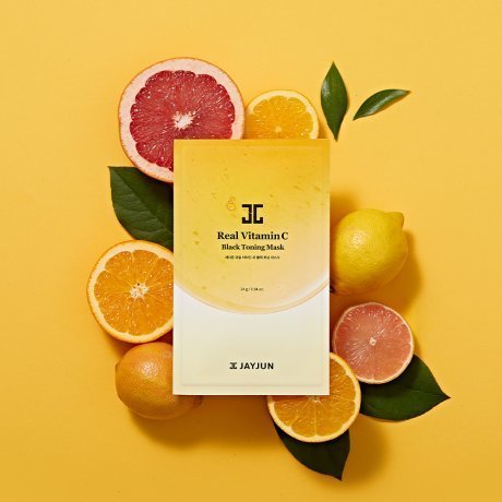 JayJun Real Vitamin C Black Toning MASK 1pc Single